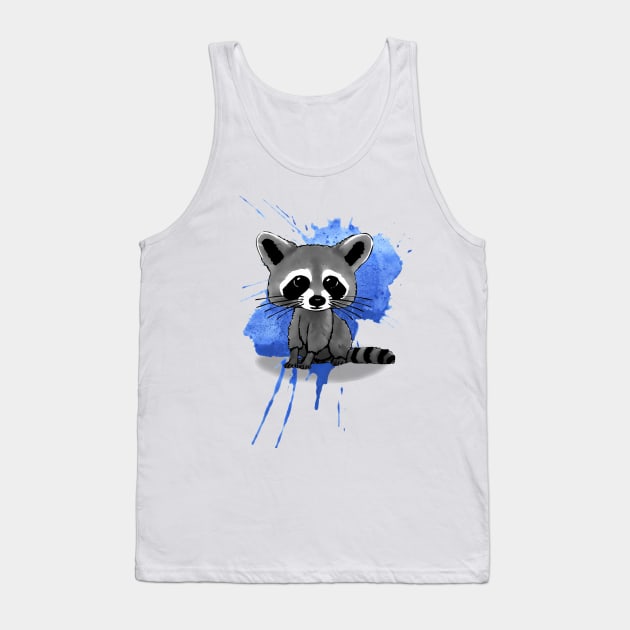 Raccoon Tank Top by CB_design